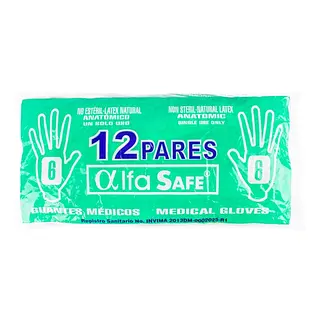 Guantes de Cirugía Alfa Talla 6 x12