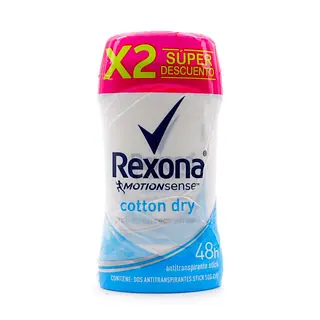Desodorante Rexona Barra Cotton 50 g x2