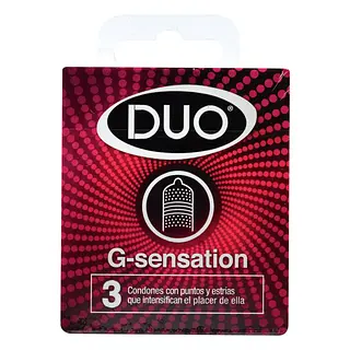 Preservativo Duo G Sensation 3 und