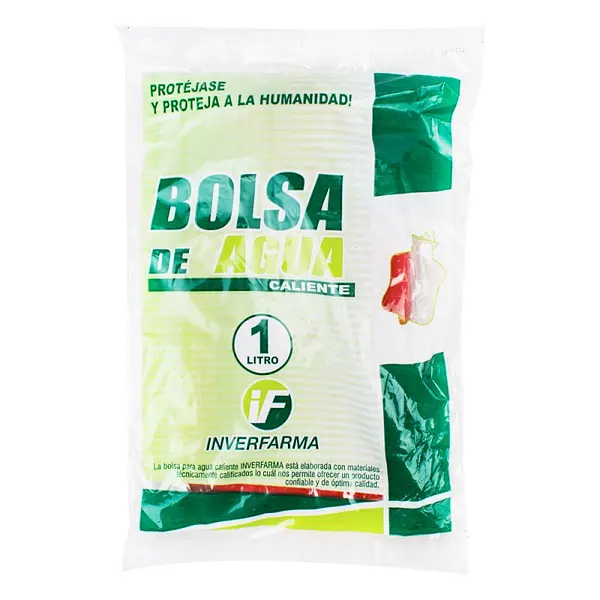 Bolsa Agua Caliente 1 lt sin accesorios Inverfarma