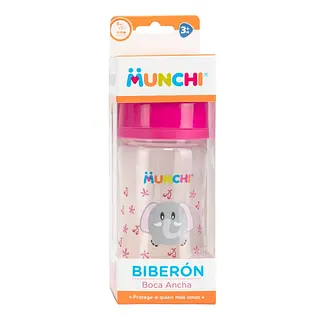 Biberón Munchi Boca Ancha 8 oz