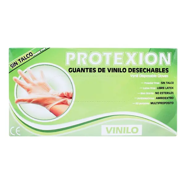 Guantes de Examen Vinilo Protex Talla M x100