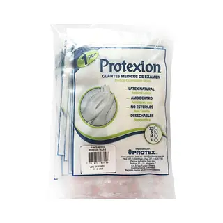 Guante de examen Protex Ion talla S 10 pares