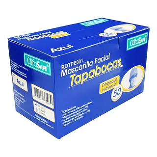Tapabocas Desechable Alfa Blanco 50 unidades