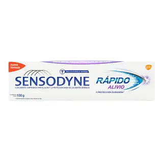 Crema Dental Sensodyne Rápido Alivio 100 g