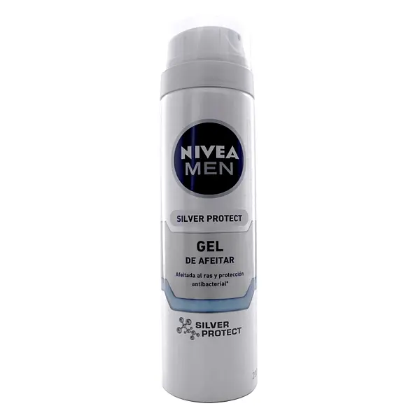 Gel de Afeitar Nivea Silver Protect 200 ml