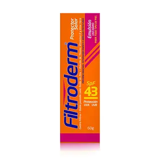 Filtroderm Emulsión SPF 43 tubo 60 g