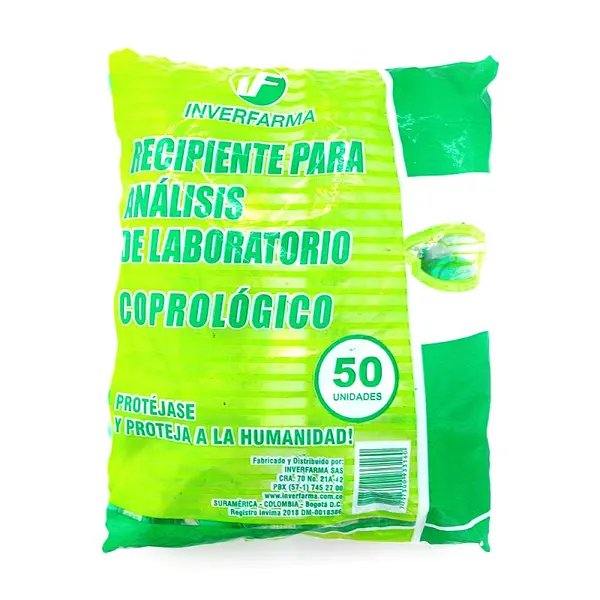 Caja Coprológica 50 unidades