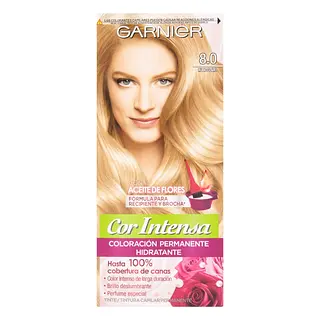 Tinte Garnier Nutrisse Color Intenso 8.0 Rubio Claro