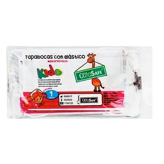 Tapabocas Infantil Alfa 10 unidades