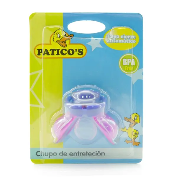 Chupo Entretenimiento con Tapa Paticos