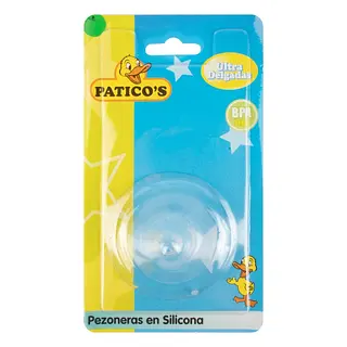 Pezonera de silicona Paticos