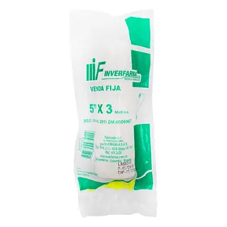 Venda Fija Blanca Inverfa 5” x 3 m