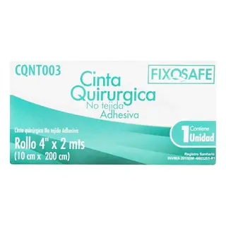 Fixosafe Cinta Quirúrgica Alfa 10 cm 2 mts