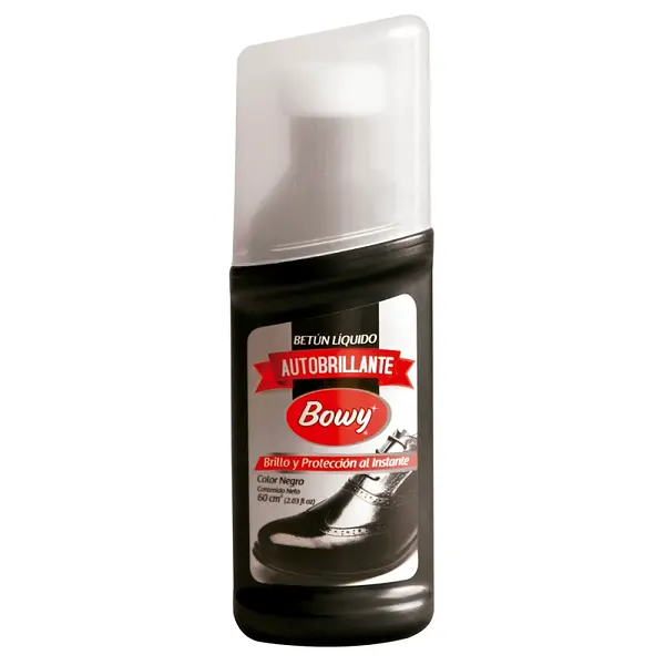 Betún Líquido Autobrillante Bowi Negro 60 ml
