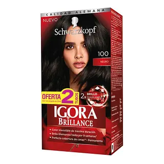 Tinte Igora Brillance 100 Negro