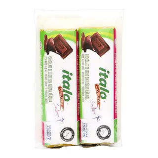 Chocolatina Ítalo sin Azúcar 92 g x2 unidades
