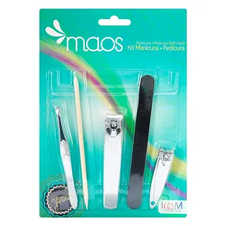 Kit Manicura y Pedicura Maos 5 piezas