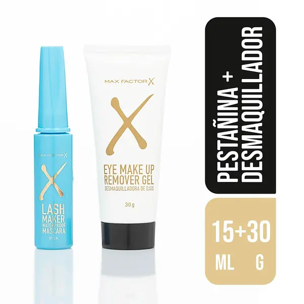 Pestañina Lash Maker Negra + Desmaquillante