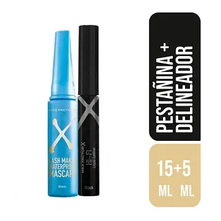 Pestañina Lash Maker + Delineador Negro Pack Especial
