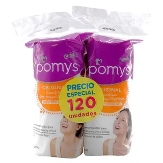 Rueditas Desmaquillantes Pomys Original 120 und