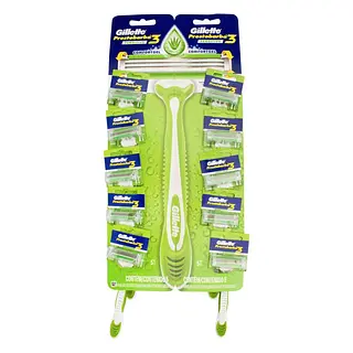 Gillette Prestobarba 3 Sensitive Care x10