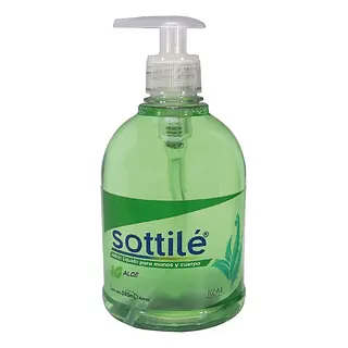 Jabón Líquido Antibacterial Sottile Aloe 500 ml