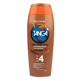 Tanga Bronceador FPS 4 Crema 250 ml