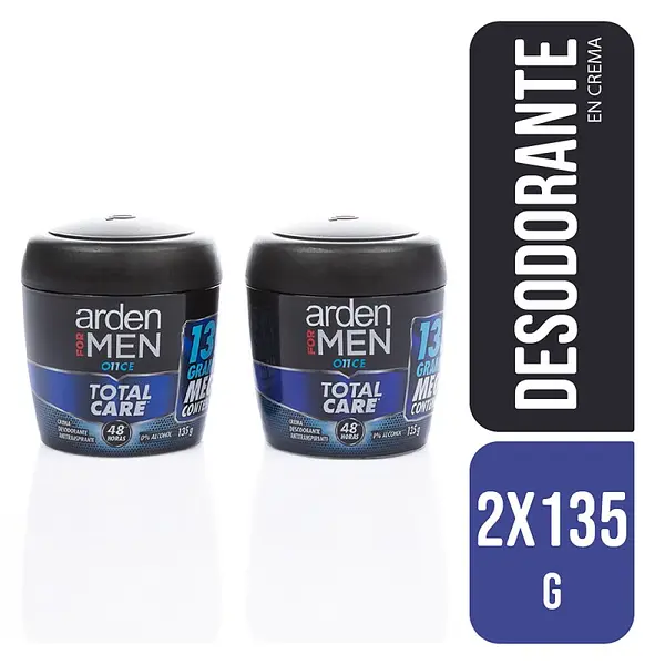 Desodorante Arden For Men Crema 135 g x2