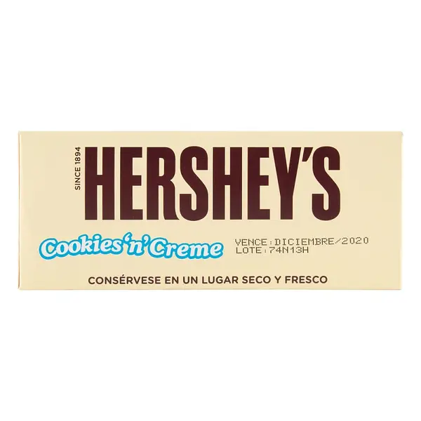 Chocolatina Hershey’s Blanca 43 g x12