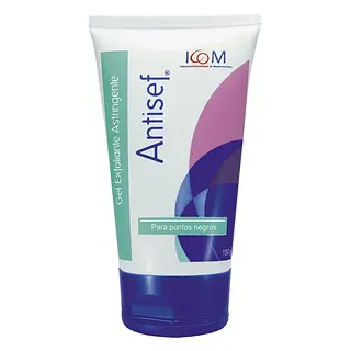 Gel Exfoliante Antisef Puntos Negros 150 g Icom