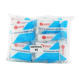 Sulfato de Magnesio 20 g 24 sobres Drogam