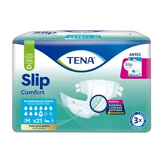Pañal Tena Slip clásico mediano 21 unidades
