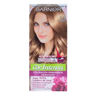 Tinte Garnier Nutrisse Color Intenso 7.1 Rubio Cenizo