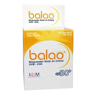 Protector solar Balao SPF 50 10 g 24 sobres Icom