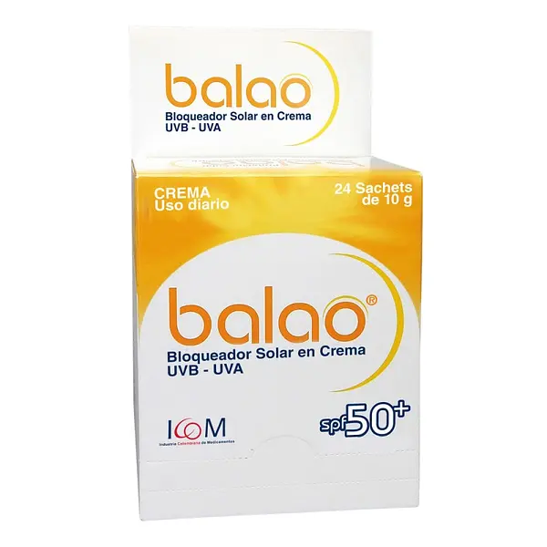 Protector solar Balao SPF 50 10 g 24 sobres Icom