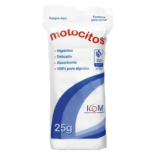 Algodón Motocitos 25 g (pague 5 lleve 7) Icom
