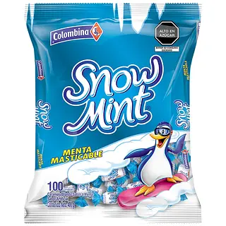 Menta Snow Mint 100 unidades