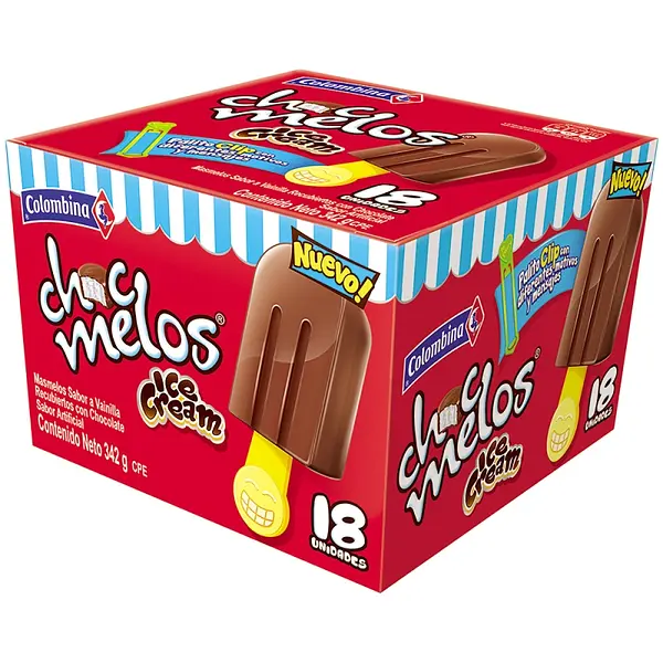 Chocmelos Ice Cream 19 g x18 unidades