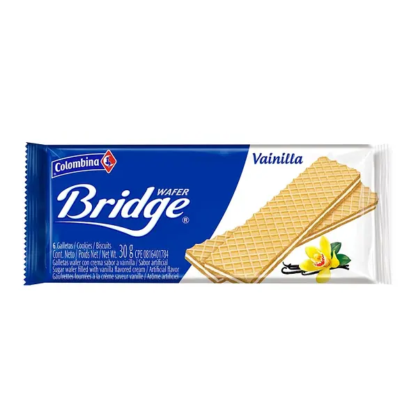Galleta Bridge Vainilla 10 unidades
