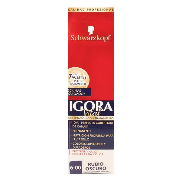 Igora Vital tubo 6-00 rubio oscuro