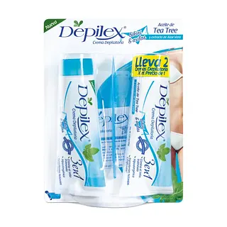 Crema Depilex 3 en 1 Biq. y Axila 100 g 2x1