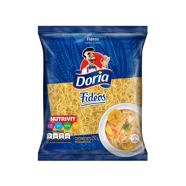 Pasta Fideos Doria 250 g