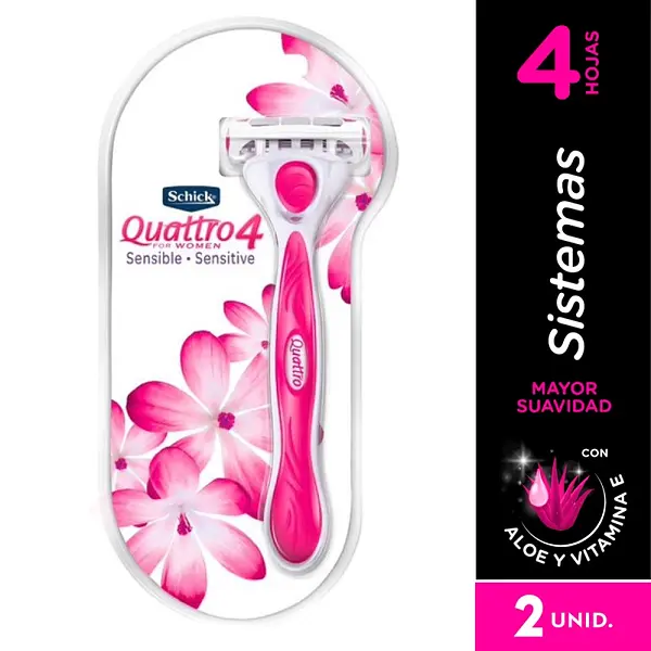 Máquina Schick 4 Quattro Women