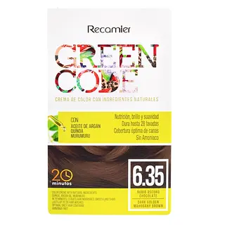Tinte Green Code Kit 6.35 Rubio Oscuro Chocolate