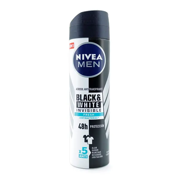 Desodorante Nivea Spray Black & White Fresh 150 ml Hombre