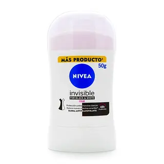 Desodorante Nivea barra Invisible Black & White 50 g mujer