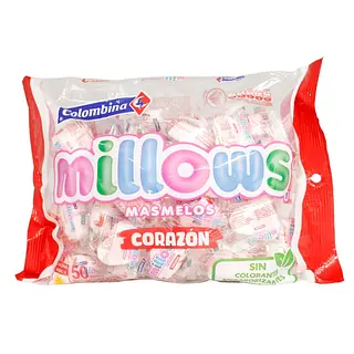 Masmelo Millows Corazón 50 unidades