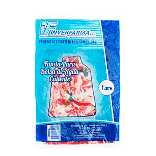 Funda Bolsa Agua Caliente 1 lt Inverfarma