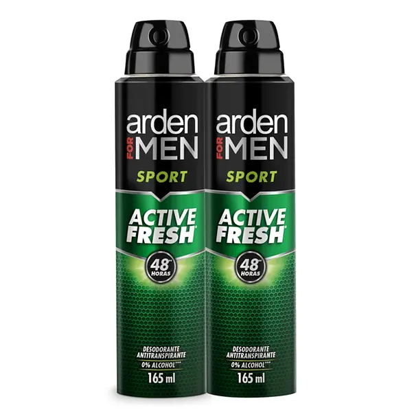 Desodorante AFM Sport Spray 165 ml x2